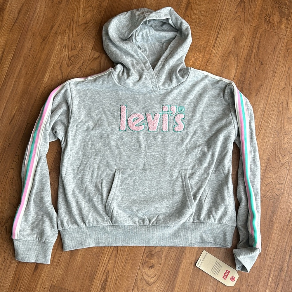 NWT Girls Levi’s Cropped Hoodie Size XL (13-15 years)